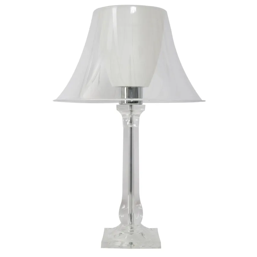 ABAZUR STOŁOWY KWADRATOWY Z METAKRYLANU DUŻY 29X45 cm